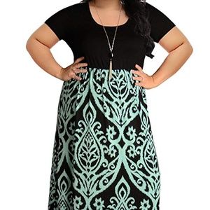 Nemidor Women's Chevron Print Summer Short Sleeve